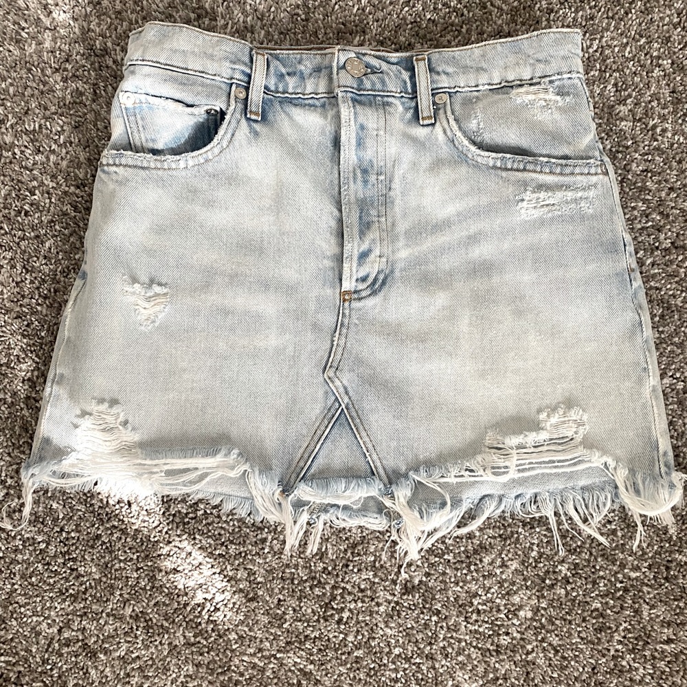 Agolde mini skirt
